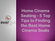 Home Cinema Seating