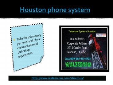 Houston phone system