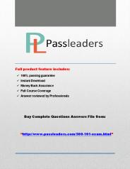 Passleader 300-101 Braindumps