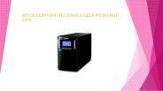 Microampere Technologies: Top UPS on Rent Service in Gurgaon