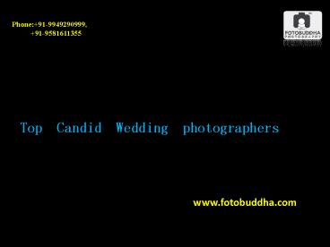 Top Candid Wedding photographers in hyderabad