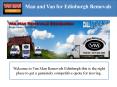 Van Man Removals in Edinburgh PowerPoint PPT Presentation