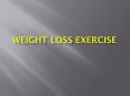Weight lose exercise PowerPoint PPT Presentation