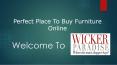 Wicker Paradise - Perfect Place To Buy Furniture Online