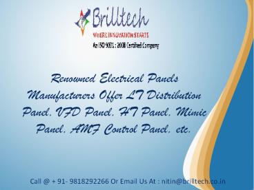 DG Synchronization Panel Manufacturers India, Suppliers & Exporters