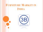 The Furniture Market in India