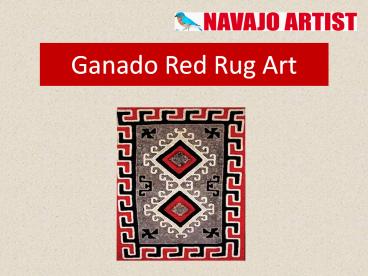 Ganado Red Rug Art