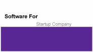 Software for Startup Industry