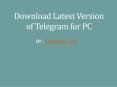 Download Telegram for pc
