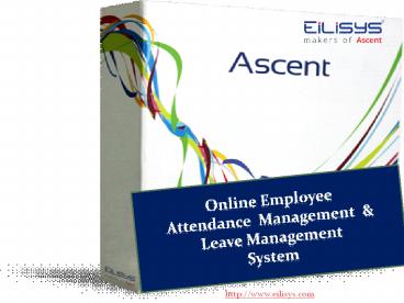 Online Employee Attendance  Management  & Leave Management System