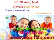 GB 540 Reading feeds the Imagination/Uophelpdotcom