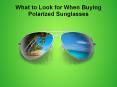 Polarized Sunglass PowerPoint PPT Presentation