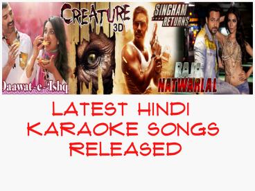 New Indian Movies Songs