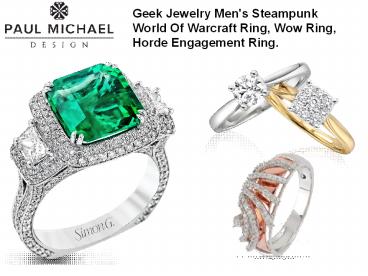 Geek.Jewelry by Paul Michael Design