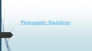Photography Backdrops