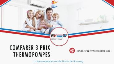 Comparer 3 Prix Thermopompes - Samsung Novus (thermopompe murale)
