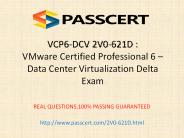 VMware VCP6-DCV 2V0-621D dumps