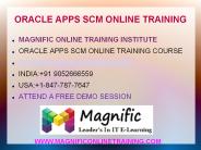 Online Training On Oracle Apps SCM institute