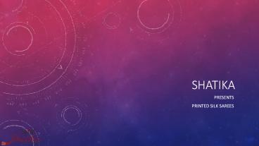 Latest Printed Silk Sarees at Shatika