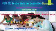 CJHS 430 Reading feeds the Imagination/Uophelpdotcom