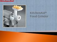 KitchenAid® Food Grinder