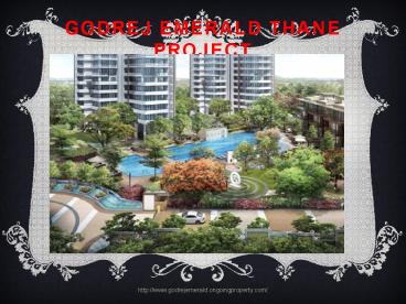 Godrej Emerald Thane project
