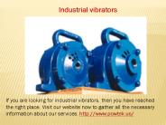 Turbine vibrators