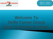 NDA Coaching in Chandigarh - Delhi Career Group