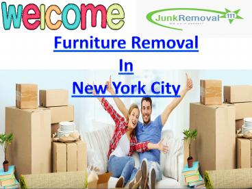 Professional Furniture Removal Services in New York