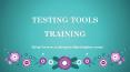 Testing Tools Online Training in Vijayawada|USA|UK PowerPoint PPT Presentation