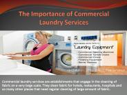 The Importance of Commercial Laundry Services