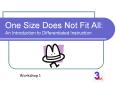 One Size Does Not Fit All: An Introduction to Differentiated Instruction PowerPoint PPT Presentation