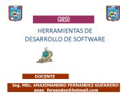 HERRAMIENTAS DE DESARROLLO DE SOFTWARE