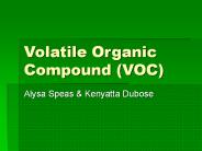 Volatile Organic Compound (VOC)