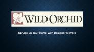 Spruce up Your Home with Designer Mirrors