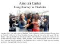 Amoura Carter And Long Journey to Charlotte PowerPoint PPT Presentation
