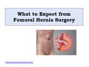 What to Expect from Femoral Hernia Surgery