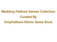 Buy wedding paithani sarees online