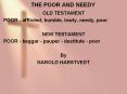 THE POOR AND NEEDY PowerPoint PPT Presentation