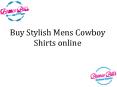 Buy Stylish Mens Cowboy Shirts online