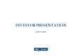 INVESTOR PRESENTATION PowerPoint PPT Presentation