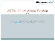 All You Know About Venezia