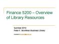 Finance 5200  PowerPoint PPT Presentation