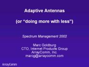 Spectrum Management 2002