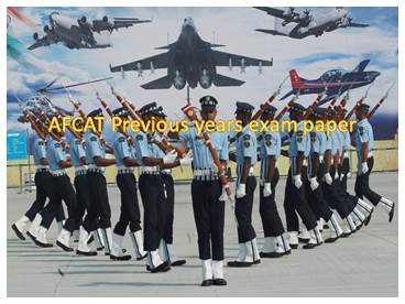 Afcat air force common admission test pervious years paper