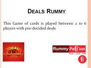 Online Rummy |Deals Rummy | Rummy Passion