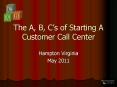 The A, B, C PowerPoint PPT Presentation