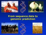 From sequence data to genomic prediction