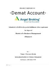 Angel Broking Demat Account Research