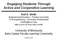 Engaging Students Through Active and Cooperative Learning PowerPoint PPT Presentation
